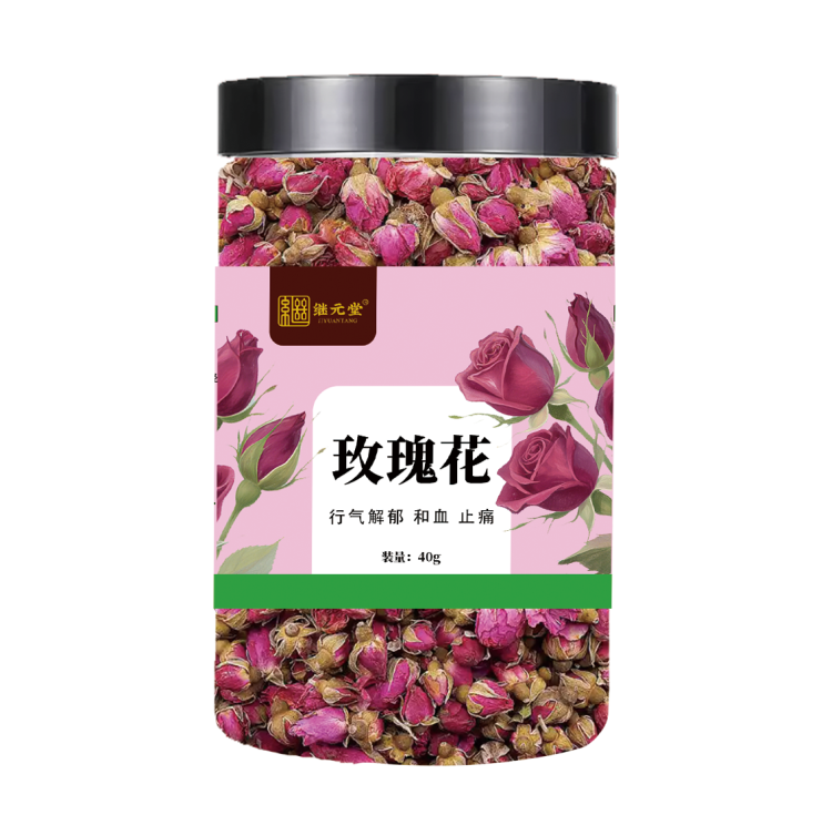 玫瑰花 净制 精选 40g/瓶 山东济南