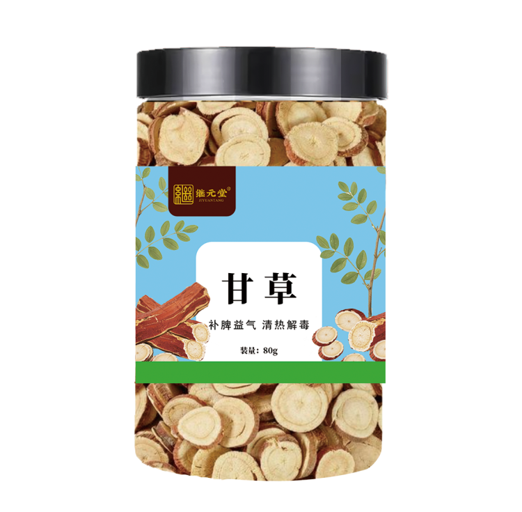 甘草 片 精选 80g/瓶 甘肃定西